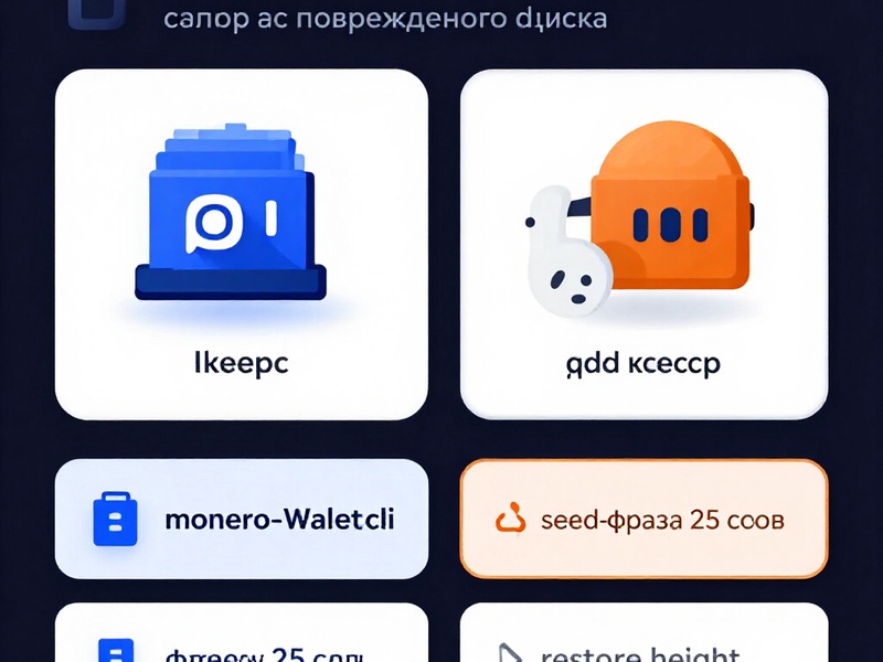 поврежденный .keys Monero
