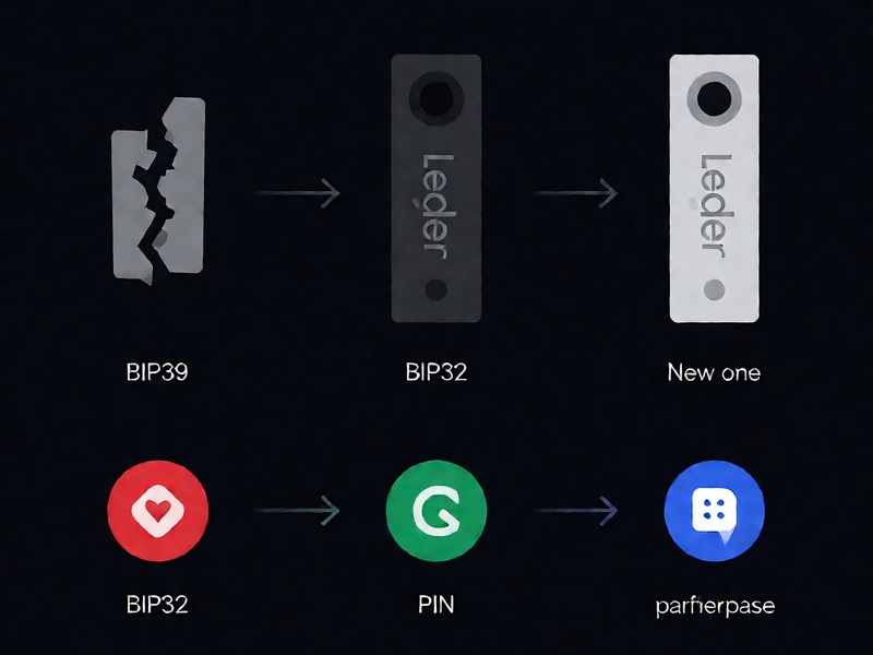 забыл PIN Ledger