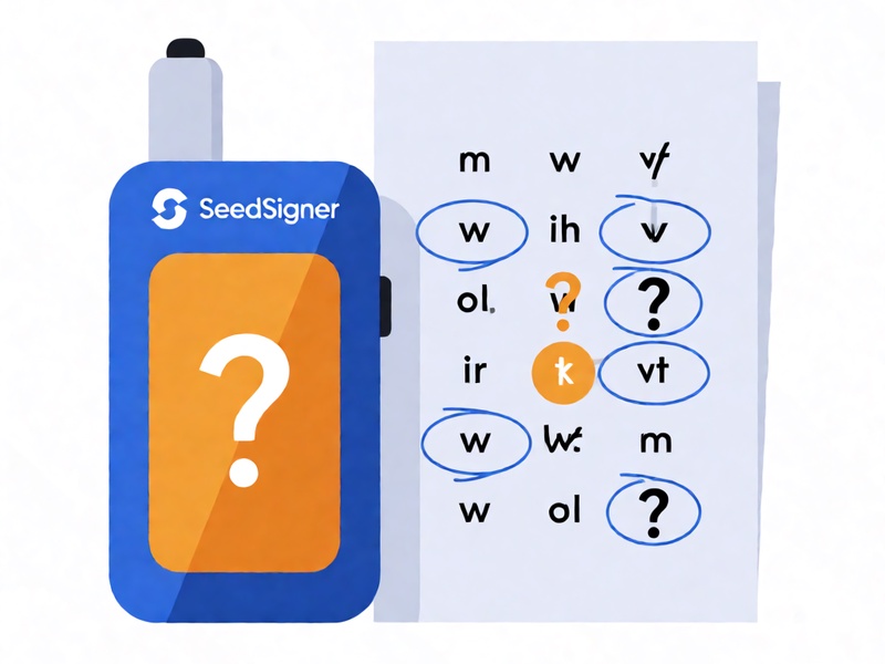 Как исправить путаницу с отдельными словами мнемонической фразы SeedSigner: проверенные методы