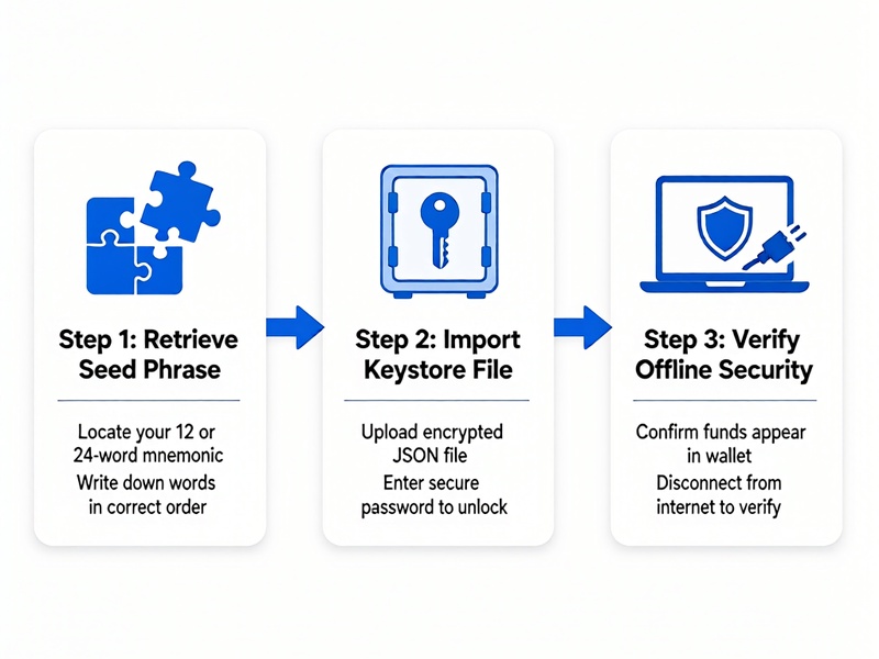 восстановление пароля keystore TronLink