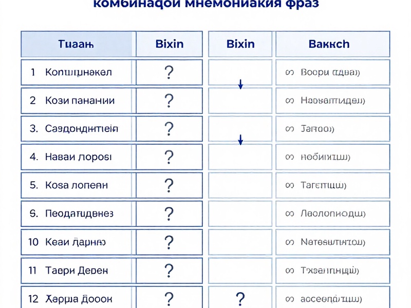 мнемонические фразы