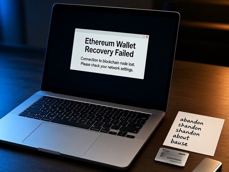 Восстановление Ethereum-кошелька: 10 частых ошибок и способы их решения